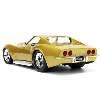 JADA TOYS JADA 1-24 SCALE DIECAST 1969 CHEVROLET CORVETTE STINGRAY ZL 1 STRIPE BIGTIME MUSCLE SERIES MODEL CAR