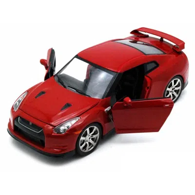JADA TOYS JADA 1 BY 24 2009 NISSAN GT-R R35 DIECAST MODEL CAR, RED