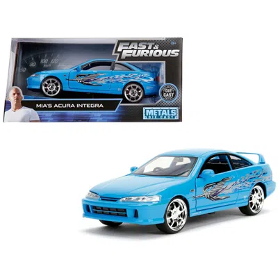 JADA TOYS JADA 1 BY 24 SCALE DIECAST FOR MIAS ACURA INTEGRA RIGHT HAND DRIVE MODEL CAR - BLUE