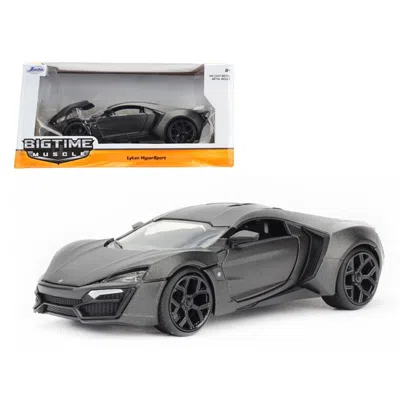JADA TOYS JADA 1 BY 24 SCALE DIECAST LYKAN HYPERSPORT PRIMER GRAY MODEL CAR