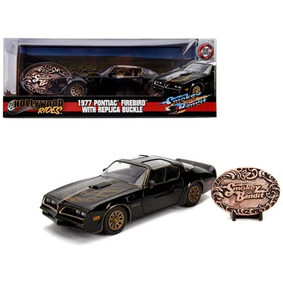 JADA TOYS JADA 1977 PONTIAC FIREBIRD TRANS AM 1 BY 24 DIECAST MODEL CAR, BLACK