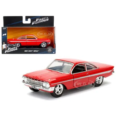 JADA TOYS JADA DOMS CHEVROLET IMPALA FAST & FURIOUS F8 1 BY 32 DIECAST MODEL CAR - RED