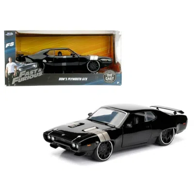 JADA TOYS JADA DOMS PLYMOUTH GTX FAST & FURIOUS F8, 1 BY 24 DIECAST MODEL CAR