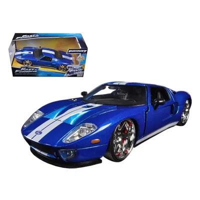 JADA TOYS JADA FORD GT FAST & FURIOUS 7 MOVIE BLUE 1-24 DIECAST MODEL CAR