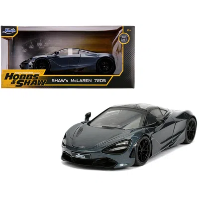 JADA TOYS JADA SHAWS MCLAREN 720S RHD RIGHT HAND DRIVE METALLIC GRAY FAST & FURIOUS PRESENTS HOBBS & SHAW 2019