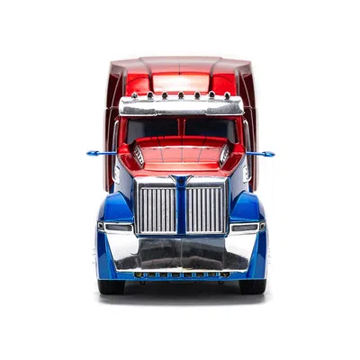 JADA TOYS JADA WESTERN STAR 57X TRUCK TRACTOR SPIDER-MAN BLUE & RED METALLIC HOLLYWOOD RIDES SERIES 1-24 SCALE