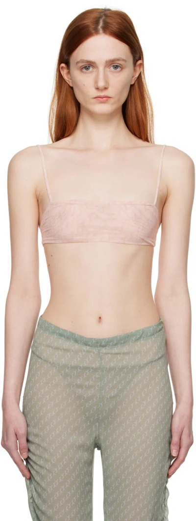 JADE CROPPER SSENSE EXCLUSIVE PINK BRA