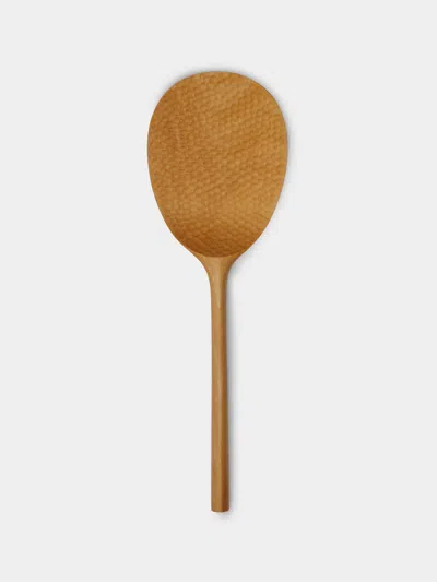 JAEJIN CHOI HAND-ETCHED BIRCH RICE PADDLE