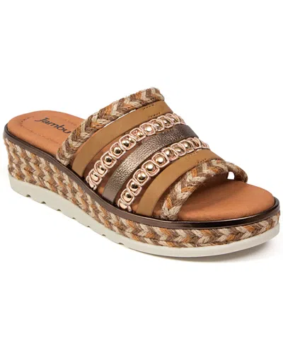 JAMBU WOMEN'S DAHLIA CASUAL SLIP-ON SANDALS