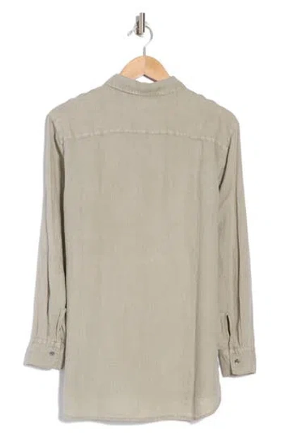 JAMES PERSE JAMES PERSE LIGHTWEIGHT LINEN BUTTON-UP SHIRT