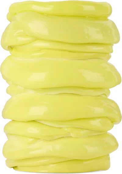 JAMES SHAW GREEN LARGE BLOB VASE