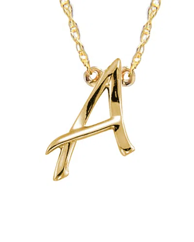 JANE BASCH JANE BASCH 14K A – Z INITIAL NECKLACE