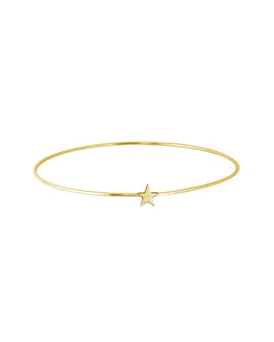 JANE BASCH JANE BASCH 14K & 22K OVER SILVER STAR BANGLE