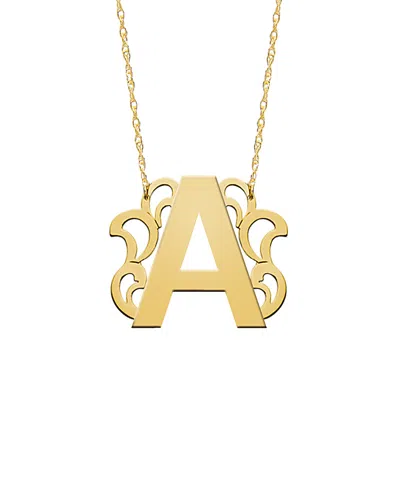 JANE BASCH JANE BASCH 14K INITIAL NECKLACE (A-Z)