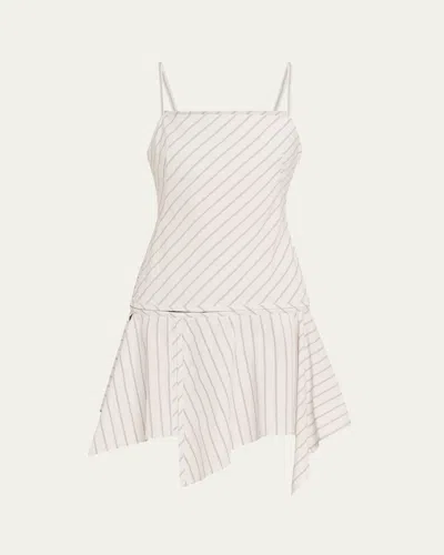 JANE WADE STRIPE HOOKS MINI DRESS
