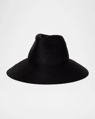 JANESSA LEONE COLETTE WIDE-BRIM RAFFIA HAT