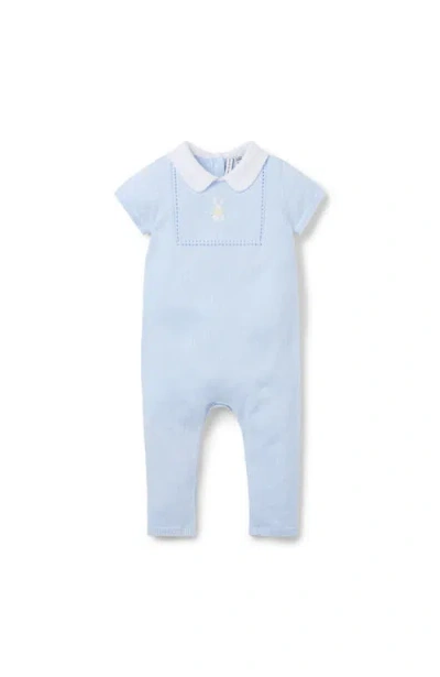 JANIE AND JACK JANIE AND JACK EMBROIDERED BUNNY ONE-PIECE