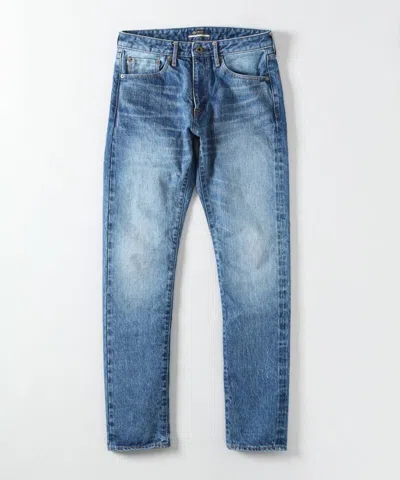 JAPAN BLUE JEANS (ASK AVAILABILITY FIRST) JAPAN BLUE JEANS J201 (MID) TAPERED 14.8OZ- AGING WASH