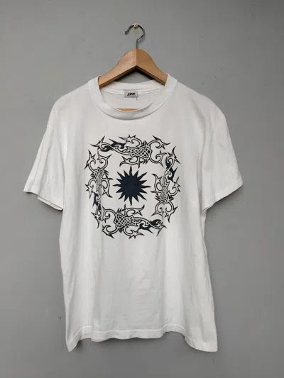 JAPANESE BRAND VINTAGE 80'S JUN MEN ART PSYCHEDELIC TEE (SIZE MEDIUM)