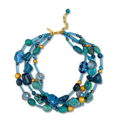 JAREDJAMIN WOMEN'S BLUE REEF NECKLACE