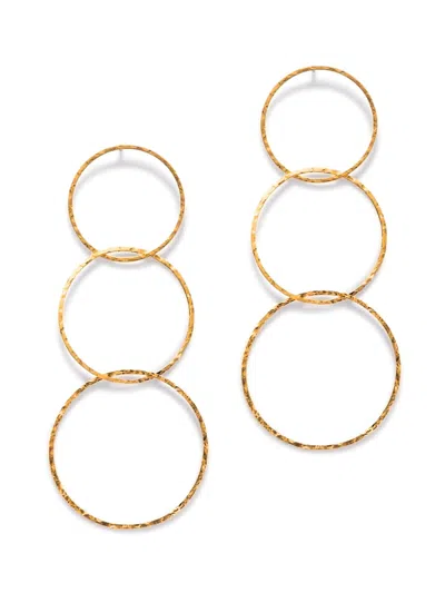 JAREDJAMIN WOMEN'S GOLD LINDY LINKS POST EARRINGS