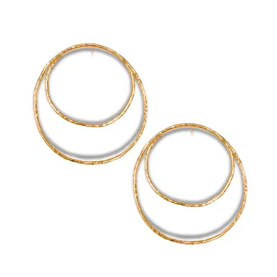 JAREDJAMIN WOMEN'S OTTAVIA GOLD POST EARRINGS