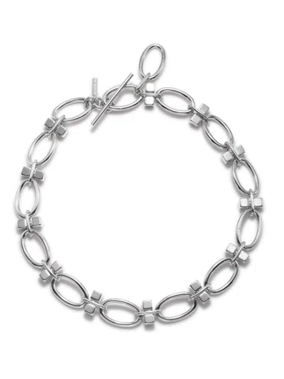JAREDJAMIN WOMEN'S SILVER REIGN COLLIER NECKLACE
