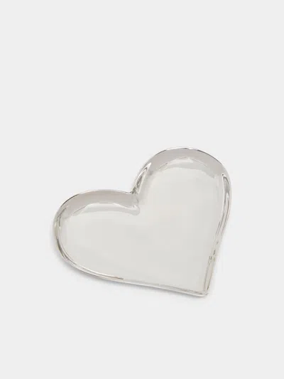 JAROSINSKI & VAUGOIN HEART STERLING SILVER DISH