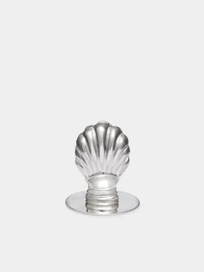 JAROSINSKI & VAUGOIN SHELL STERLING SILVER PLACE CARD HOLDERS (SET OF 6)