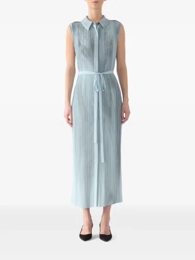 JASON WU COLLECTION PLISSÉ-EFFECT MIDI DRESS