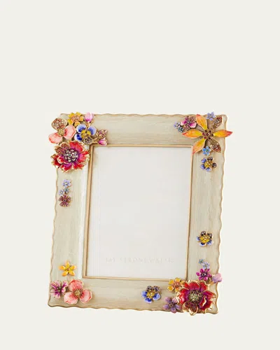 JAY STRONGWATER 5" X 7" FLOWER PHOTO FRAME