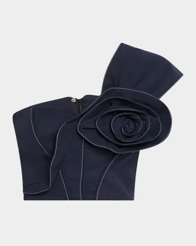 JBQ BLAIRE ASYMMETRIC CROP TOP