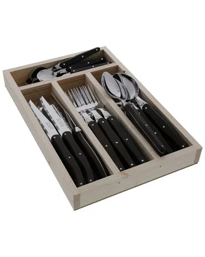 JEAN DUBOST JEAN DUBOST 24PC EVERYDAY FLATWARE SET