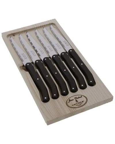 JEAN DUBOST JEAN DUBOST SET OF 6 KNIVES IN TRAY