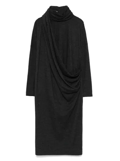 JEAN PAUL GAULTIER 1980S DRAPED MIDI DRESS