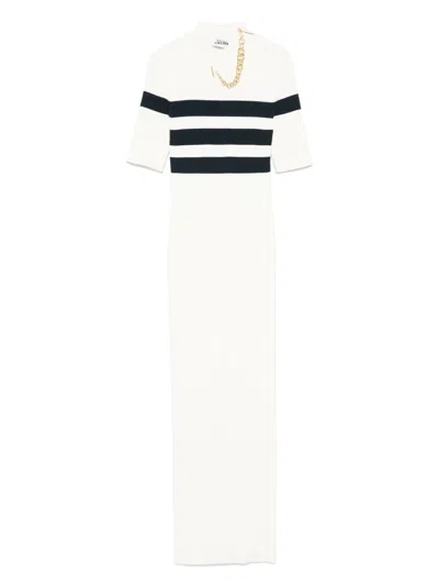 JEAN PAUL GAULTIER FINE-RIBBED MAXI DRESS