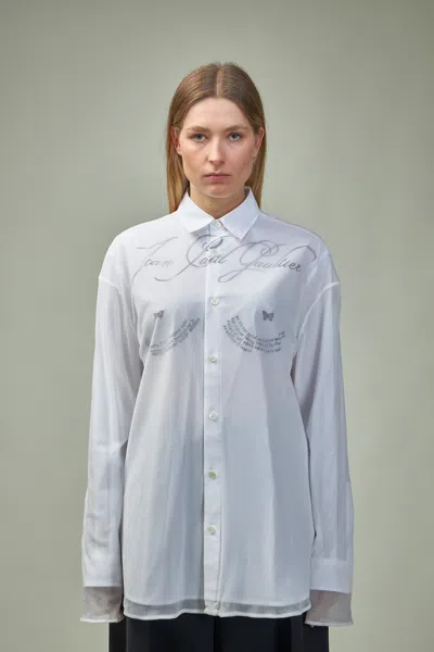 JEAN PAUL GAULTIER LONG SLEEVES DOUBLE LAYER SHIRT
