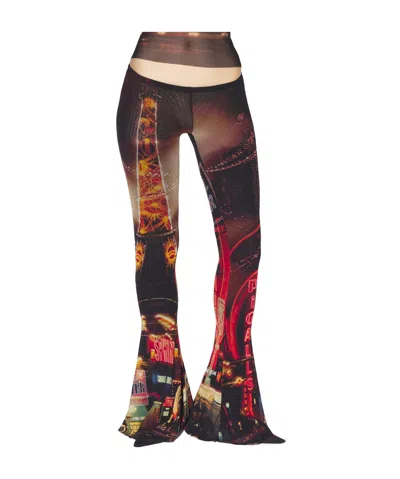 JEAN PAUL GAULTIER MESH BELL BOTTOMS