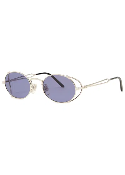JEAN PAUL GAULTIER JEAN PAUL GAULTIER OVAL-FRAME SUNGLASSES