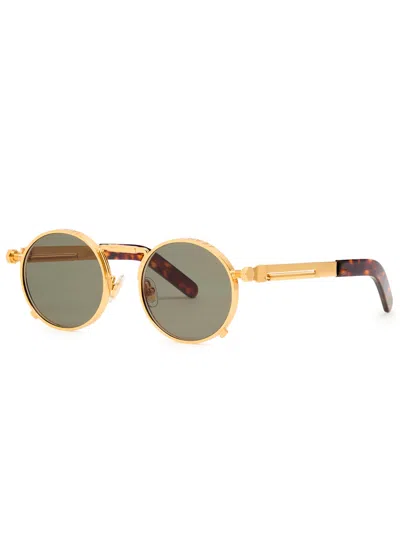 JEAN PAUL GAULTIER JEAN PAUL GAULTIER ROUND-FRAME SUNGLASSES