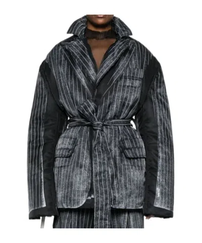 JEAN PAUL GAULTIER TROMPE-L'OEIL PADDED JACKET