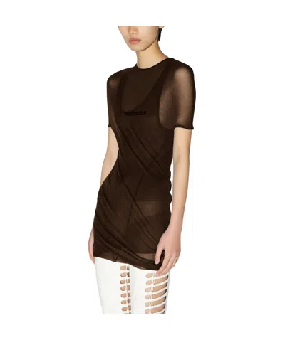 JEAN PAUL GAULTIER X SHAYNE OLIVER MESH MAXI DRESS