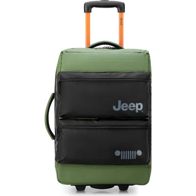 JEEP JEEP JS006B 20 INCH TWO WHEEL ROLLING TRAVEL DUFFLE BAG