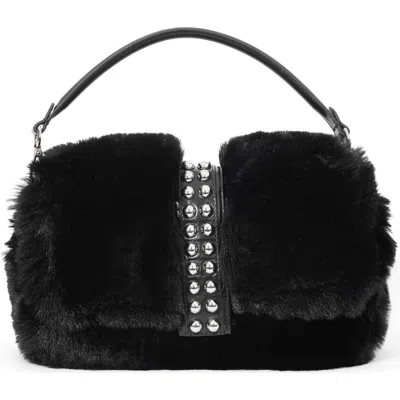 JEFFREY CAMPBELL JEFFREY CAMPBELL FURREAL FAUX FUR HANDBAG