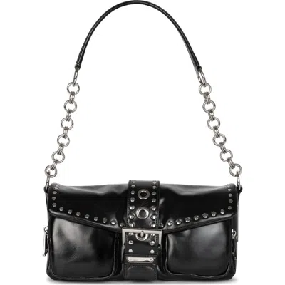 JEFFREY CAMPBELL JEFFREY CAMPBELL NIGHT OUT LEATHER SHOULDER BAG