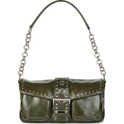 JEFFREY CAMPBELL JEFFREY CAMPBELL NIGHT OUT LEATHER SHOULDER BAG