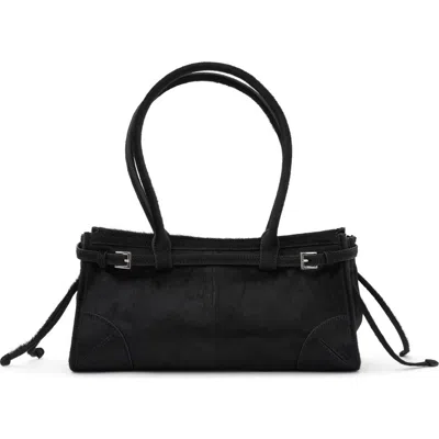 JEFFREY CAMPBELL JEFFREY CAMPBELL PESKY GENUINE CALF HAIR SHOULDER BAG