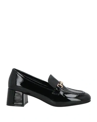 JEFFREY CAMPBELL JEFFREY CAMPBELL WOMAN LOAFERS BLACK SIZE 7 LEATHER