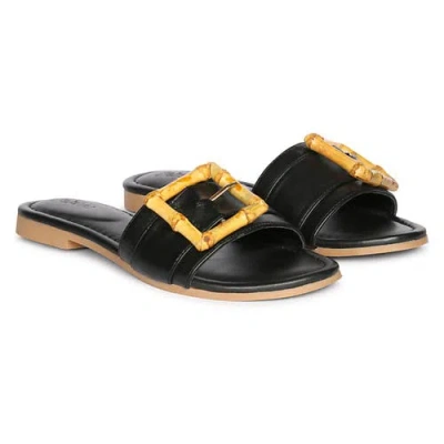 JELAVU JELAVU AMSTERDAM SUEDE LEATHER BAND SLIDE SANDALS