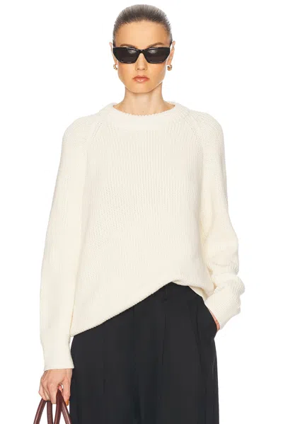 JENNI KAYNE OVERSIZED COTTON FISHERMAN SWEATER